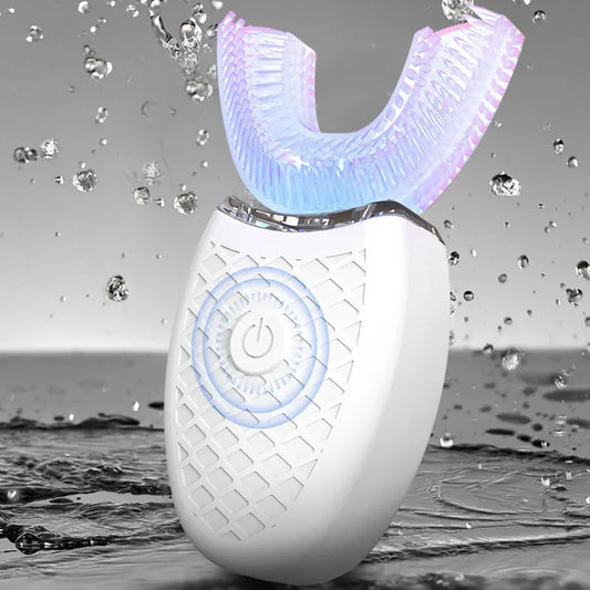 Sonic Electric Toothbrush U Type Toothbrush Silicon Head 360 Degrees Intelligent Automatic USB Charge Waterproof Teeth Whitening