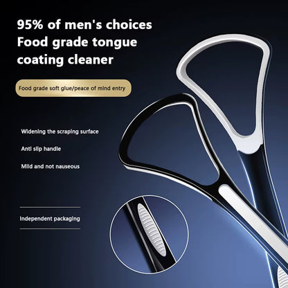 1PCS Tongue Scraper Tongue Brush Cleaning the Surface of Tongue Oral Cleaning Brushes Cleaner Fresh Breath Health