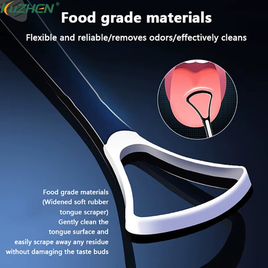 1PCS Tongue Scraper Tongue Brush Cleaning the Surface of Tongue Oral Cleaning Brushes Cleaner Fresh Breath Health