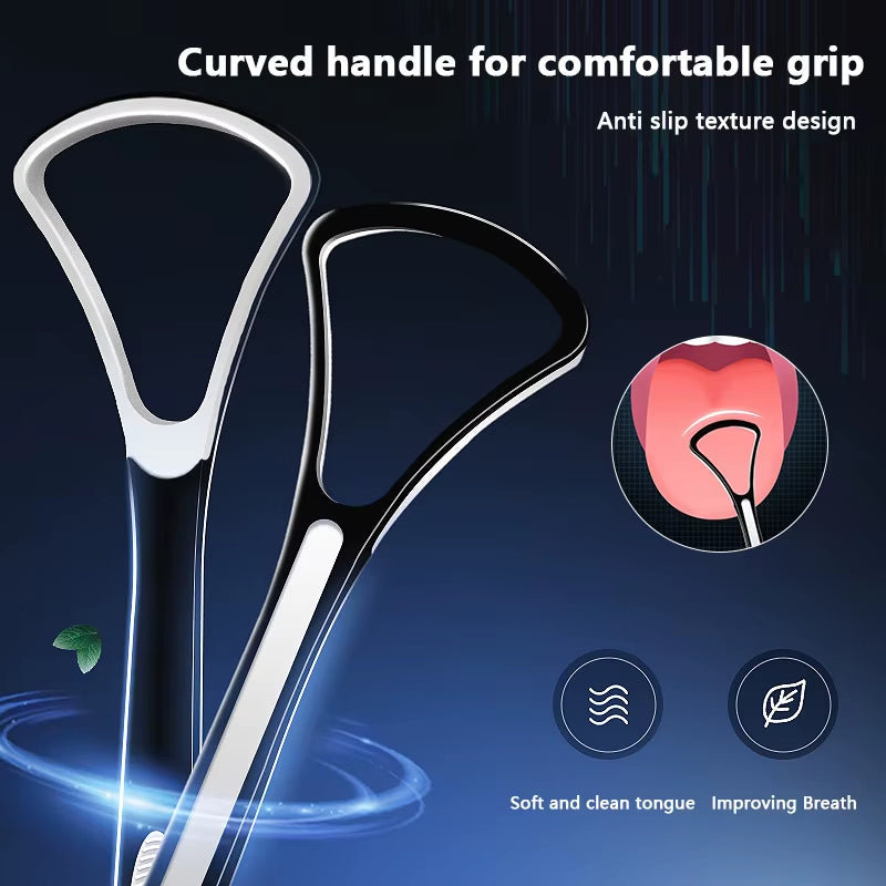 1PCS Tongue Scraper Tongue Brush Cleaning the Surface of Tongue Oral Cleaning Brushes Cleaner Fresh Breath Health